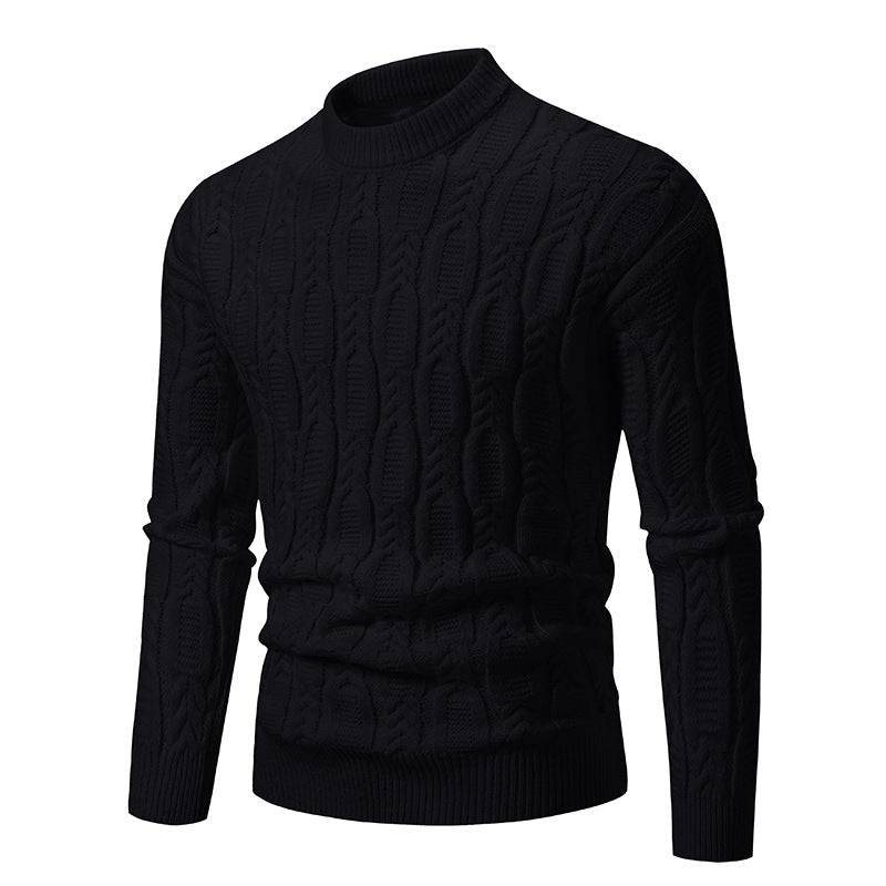 Pull homme torsadé